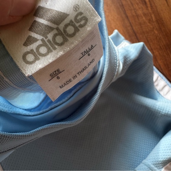 Adidas Hoops Blue Brown Sleeveless Basketball Muscle Jersey Mesh Unisex 6 Sporty - Picture 5 of 6